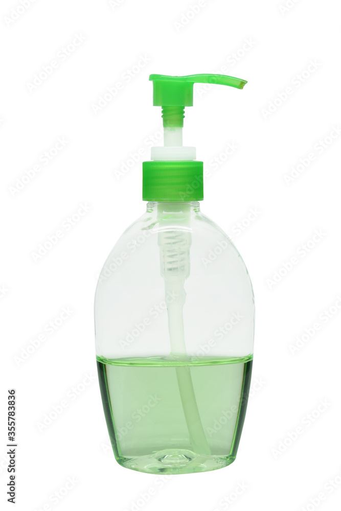 alcohol gel bottle isolated on white background alcohol gel bottle isolated on white background