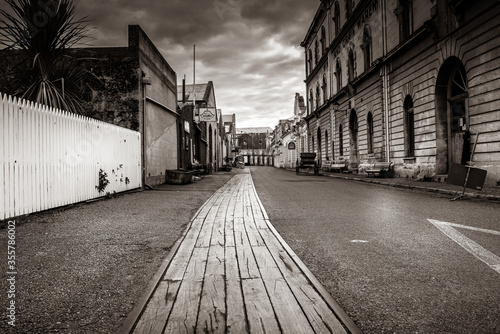 Olde world Oamaru (NZ) during Covid19 Alert L3 2020, probably exactly what it looked like a 100 years ago