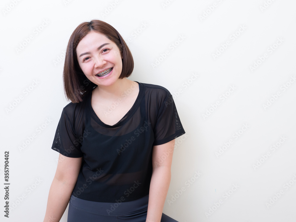 Portrait of beautiful young asian woman happiness standing Portrait of beautiful young asian woman happiness standing