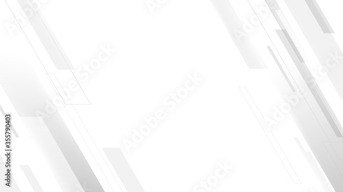 Abstract geometric white and gray color background. Technology Digital Hi Tech
