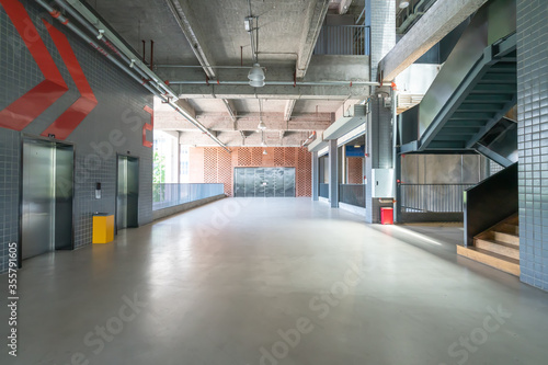 Indoor space of warehouse in cultural and Creative Park