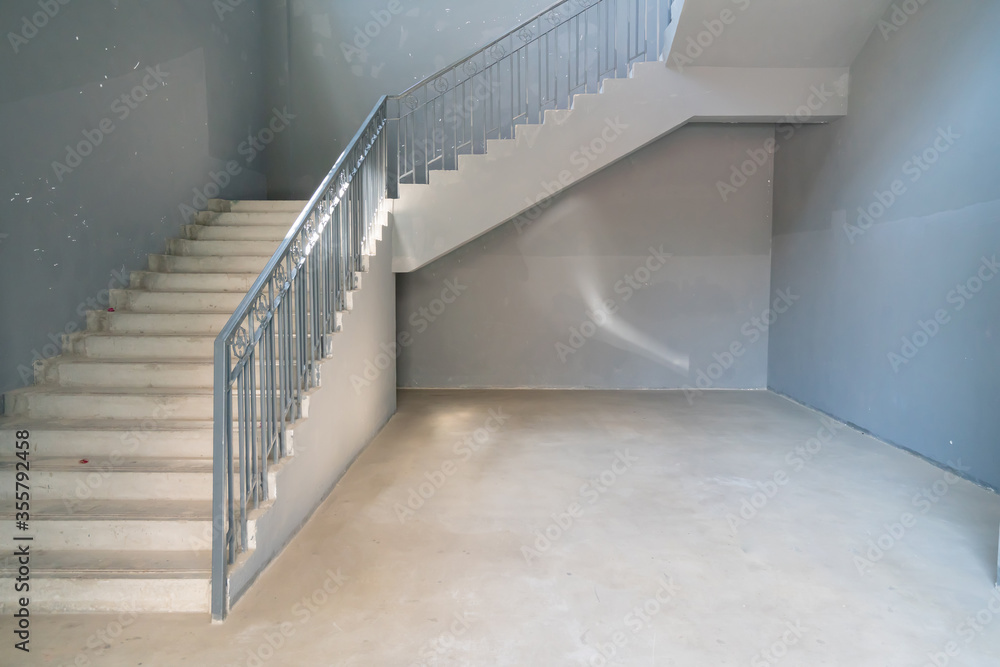 Obraz premium Stairs for building fire escape