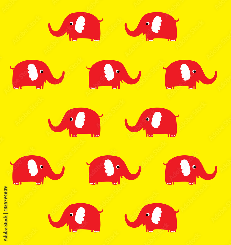 cute red elephant wallpaper cute red elephant wallpaper