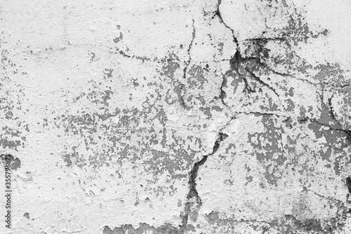 Old grunge white concrete texture background. © Pattadis