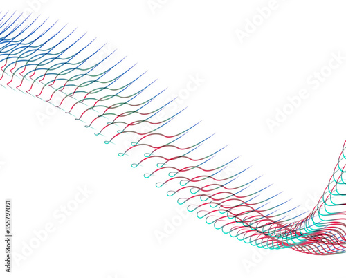 Abstract background blend wave line design for Wallpaper, Banner, Background, Card, Book Illustration, landing page