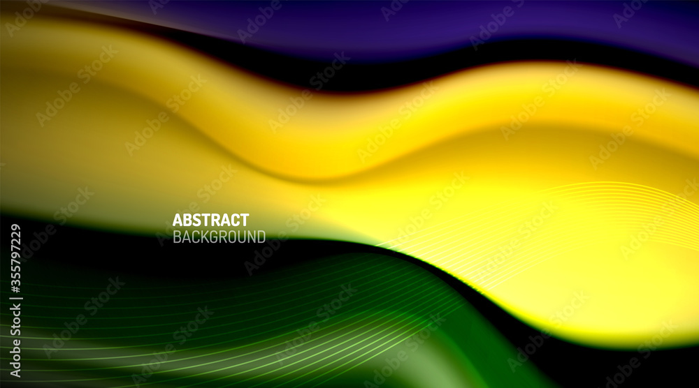 Liquid colors fluid gradients on black background Liquid colors fluid gradients on black background