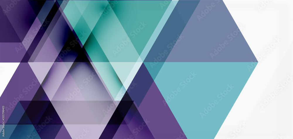 Geometric abstract background, mosaic triangle and hexagon shapes. Trendy abstract layout template for business or technology presentation, internet poster or web brochure cover, wallpaper Geometric abstract background, mosaic triangle and hexagon shapes. Trendy abstract layout template for business or technology presentation, internet poster or web brochure cover, wallpaper