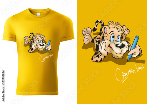 Yellow Child T-shirt Design...