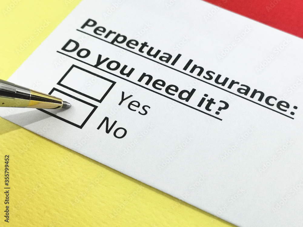 Fototapeta premium Questionnaire about insurance