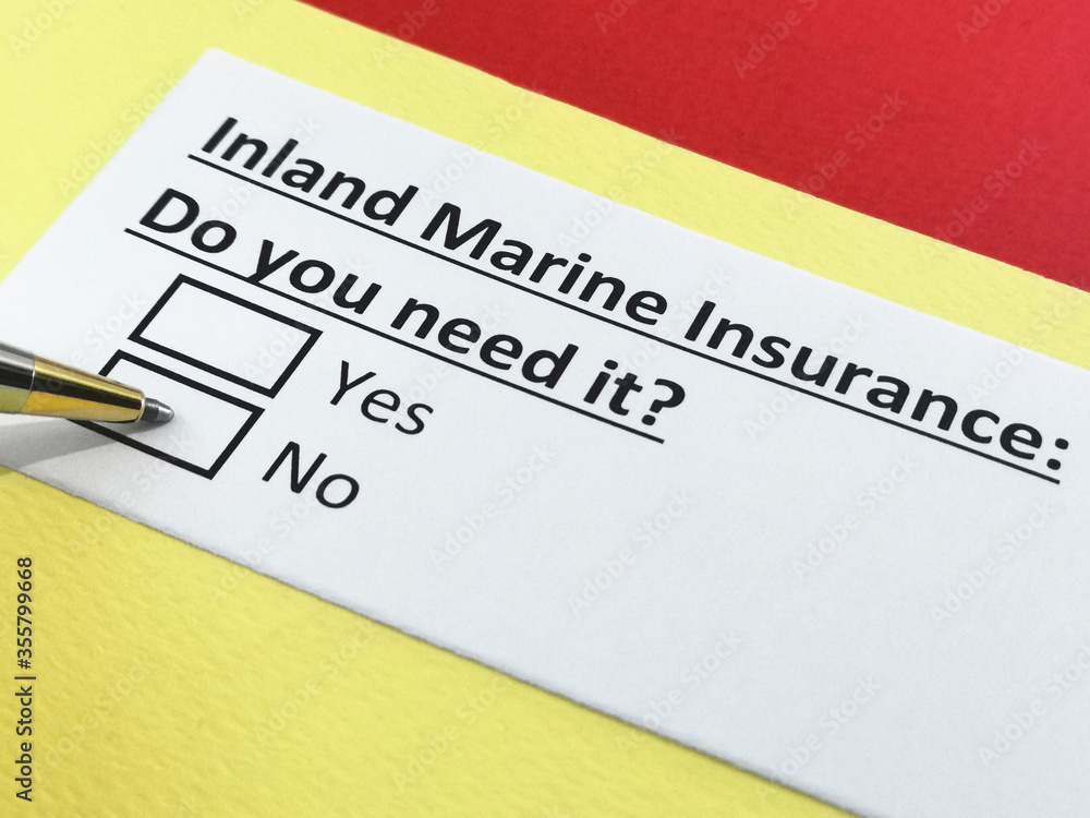 Fototapeta premium Questionnaire about insurance