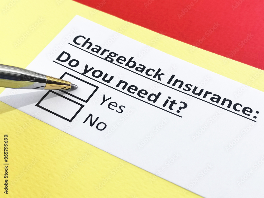 Obraz premium Questionnaire about insurance