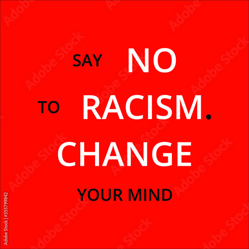 Stop racism icons