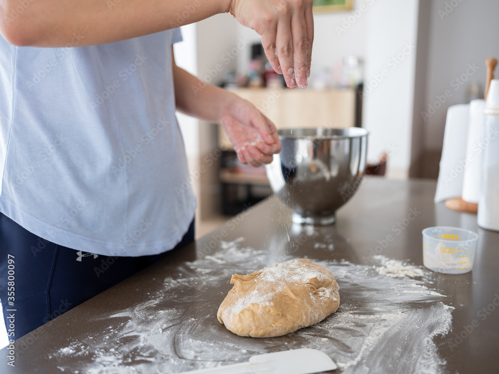 Baking Cinnamon Roll at Home Baking Cinnamon Roll at Home