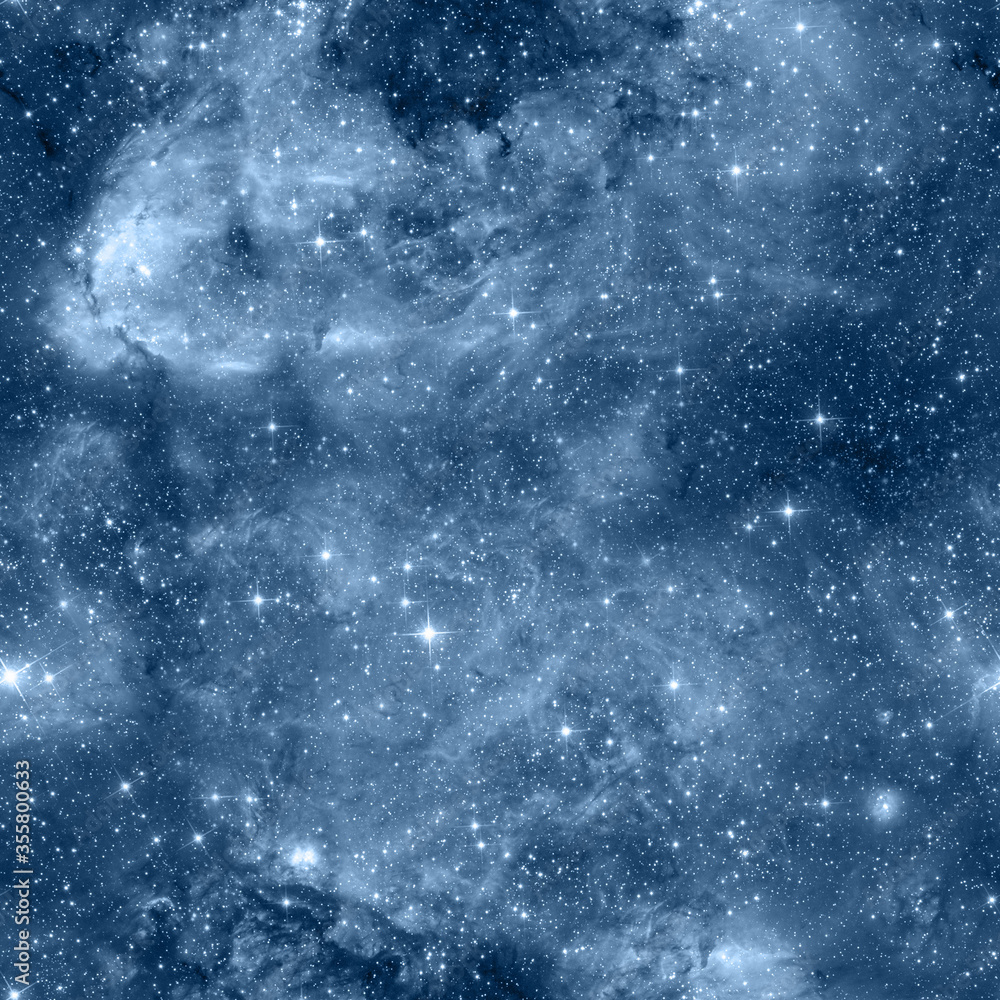 Starry sky seamless pattern. Blue abstract Starry sky seamless pattern. Blue abstract