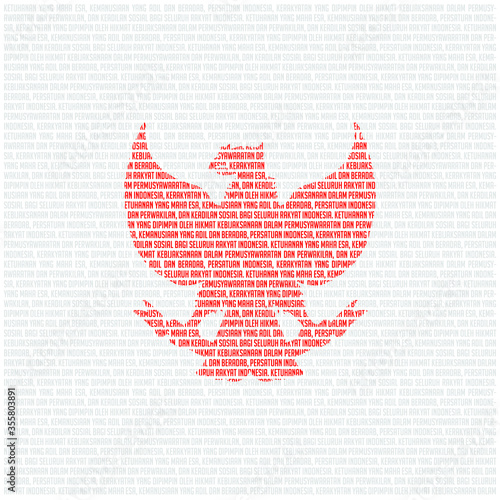 vector illustration of Pancasila Day