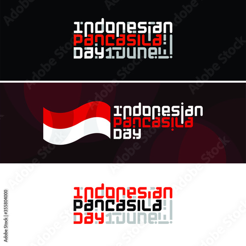 Vector Illustration of Indoensian Pancasila Day