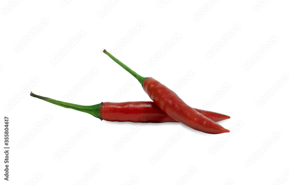 Chili pepper isolated on white background, Clipping path Chili pepper isolated on white background, Clipping path