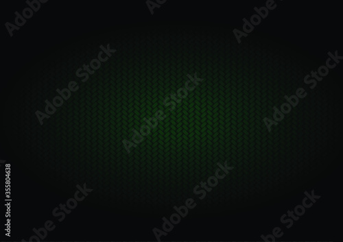 Vector green dark carbon fiber seamless background. Abstract cloth material wallpaper for car tuning or service. Endless web texture or page fill pattern.Green abstract vector texture.
