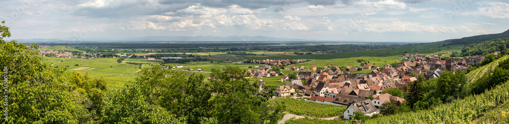 Rural landscape in France in summer