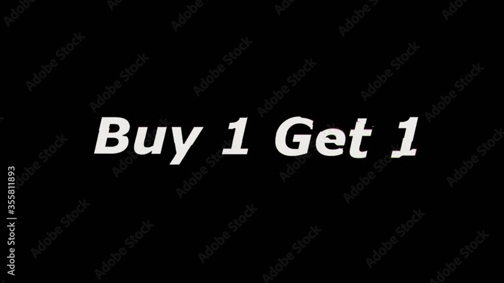Sale promotion message with glitch effect animation for sale promotion advertising Sale promotion message with glitch effect animation for sale promotion advertising