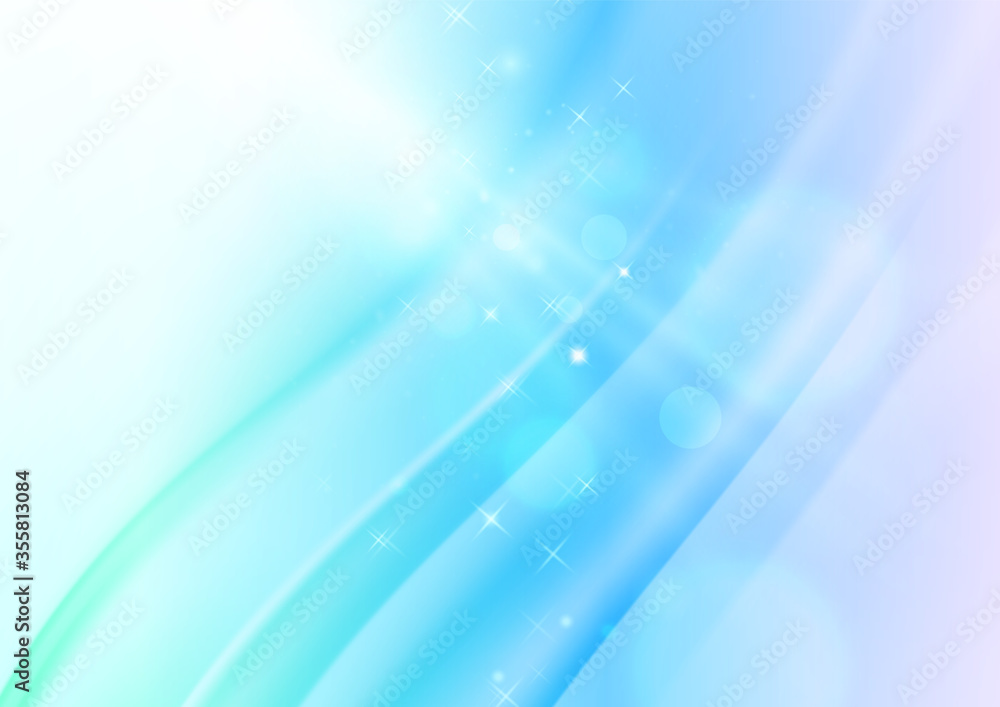 Fototapeta premium 光と立体的なドレープのイメージ背景素材