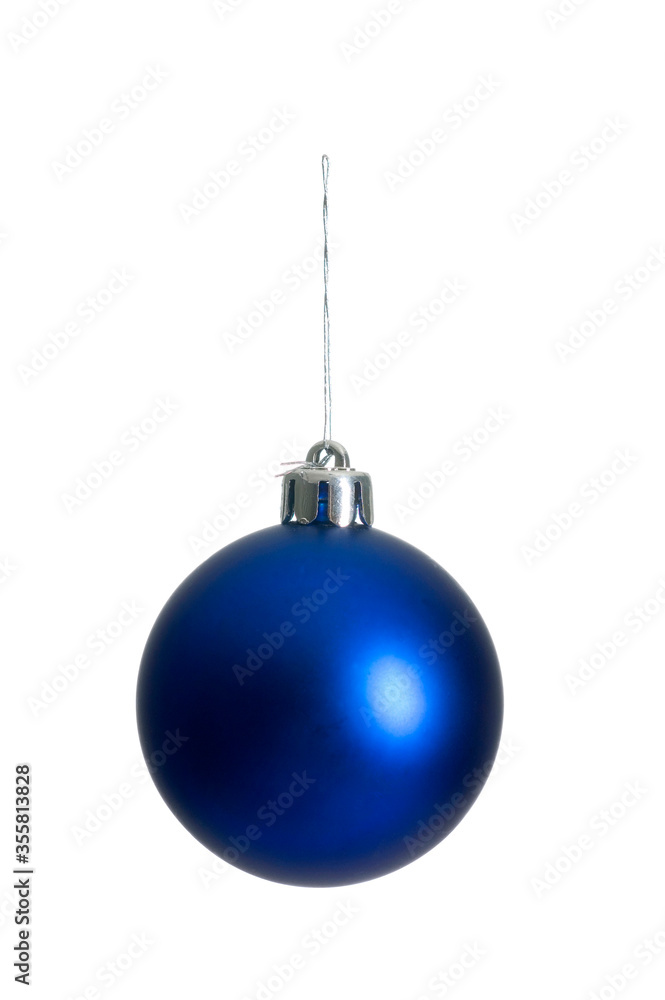 Christmas Tree Ornament Isolated Over White Christmas Tree Ornament Isolated Over White