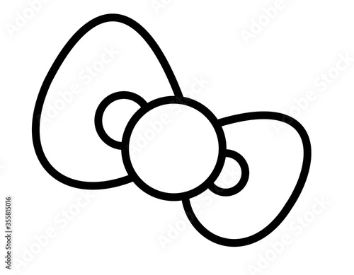 リボン(線画)