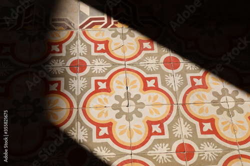 Patterned tiles in Cuba
