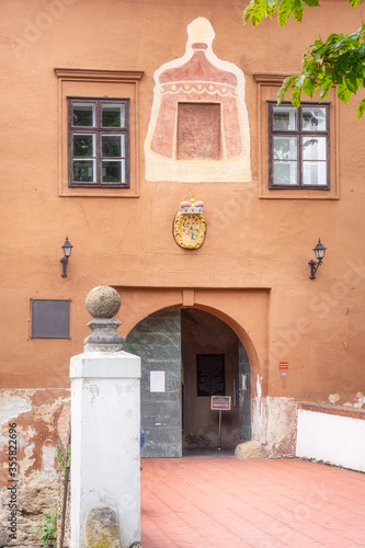 Jurisics Castle, named after Croatian nobleman Nikola Jurišić (Hungarian: Miklós Jurisics) is located in Kőszeg, Hungary. photo