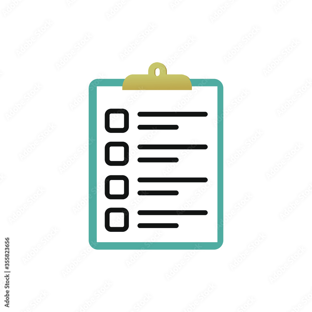 clipboard with checklist clipboard with checklist