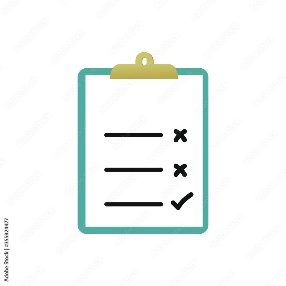 clipboard with checklist clipboard with checklist