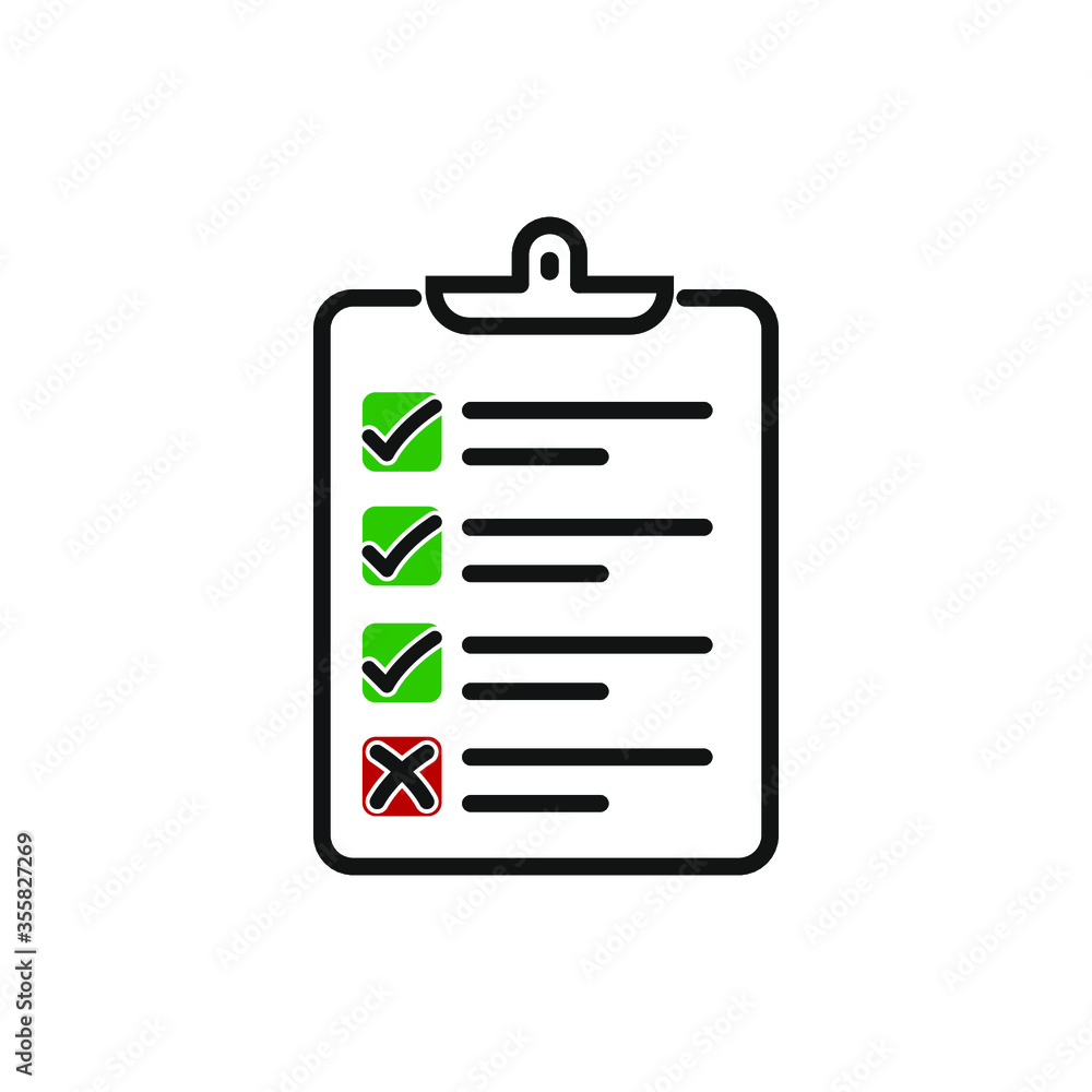 clipboard with checklist clipboard with checklist