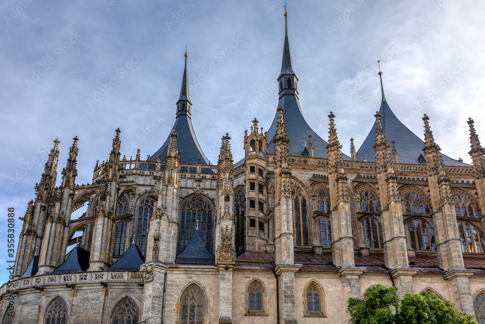 Saint Barbara's Cathedral, Kutna Hora, Czech Republic Saint Barbara's Cathedral, Kutna Hora, Czech Republic
