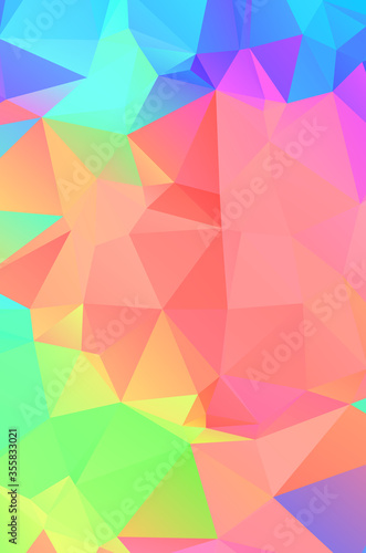 Light pink polygonal design pattern