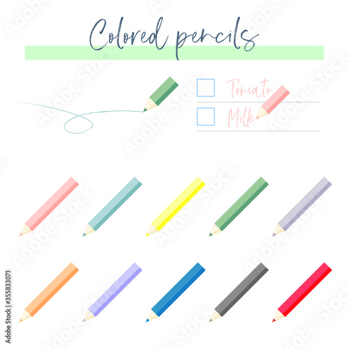 RGB colored pencil illustration
