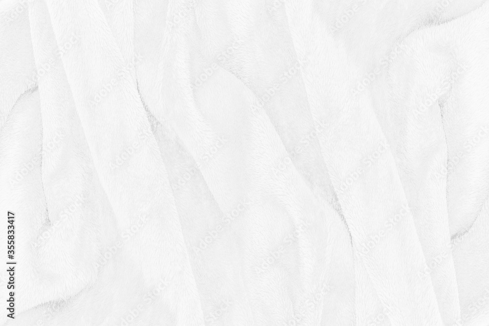 Fototapeta premium Abstract soft white cloth texture background