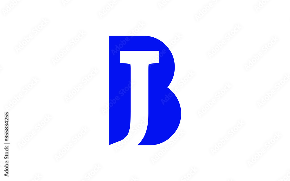 BJ or JB Letter Initial Logo Design, Vector Template BJ or JB Letter Initial Logo Design, Vector Template
