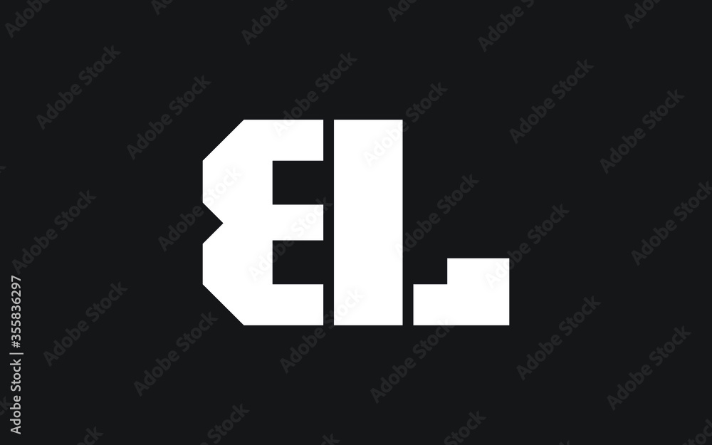 BL or LB Letter Initial Logo Design, Vector Template BL or LB Letter Initial Logo Design, Vector Template
