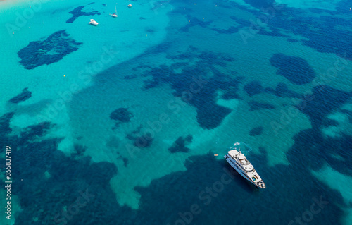 Aerial Yacht Sea View