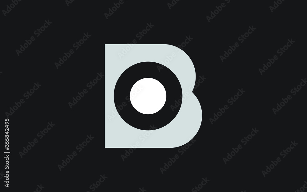 BO or OB Letter Initial Logo Design, Vector Template BO or OB Letter Initial Logo Design, Vector Template