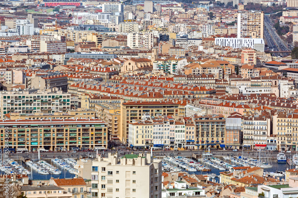 Marseille Port Aerial France
