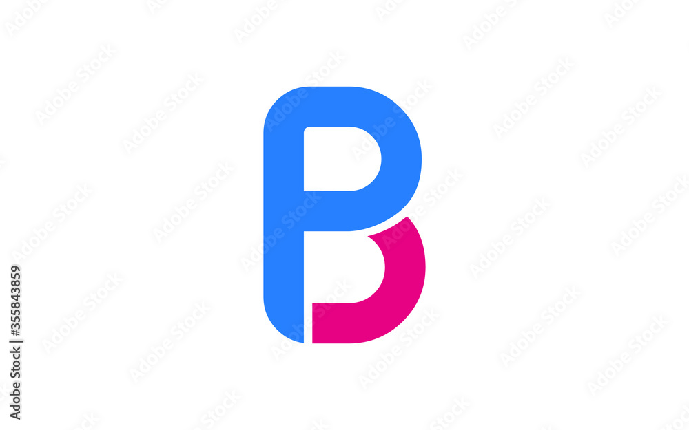 BP or PB Letter Initial Logo Design, Vector Template BP or PB Letter Initial Logo Design, Vector Template