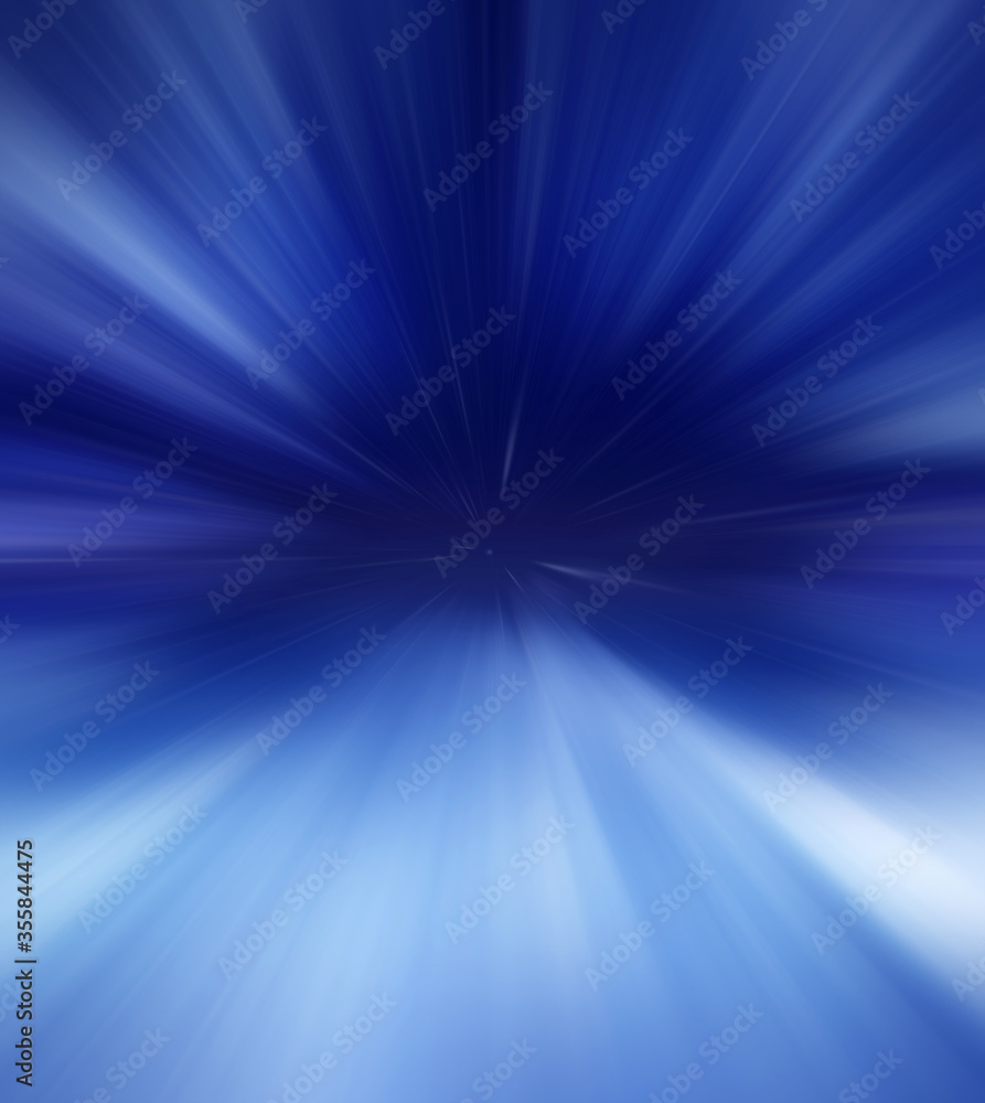 abstract blurred blue background with rays