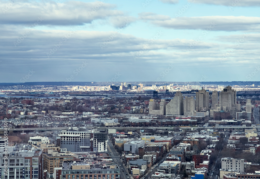 Fototapeta premium Panorama, Jersey City