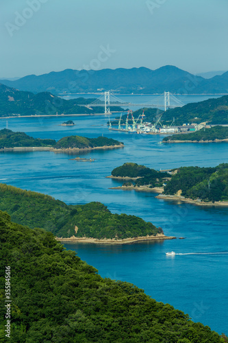 瀬戸内海　しまなみの眺望