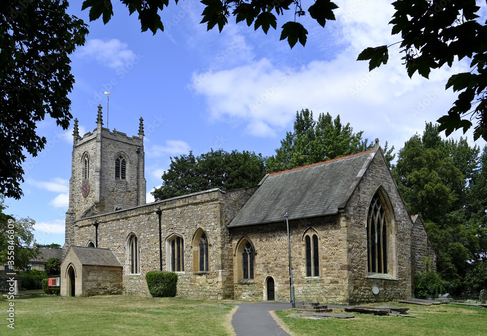 Church of Saint Mary, Kippax, Leeds, UK