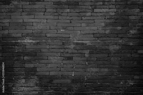 Abstract dark brick wall texture background pattern  Wall brick