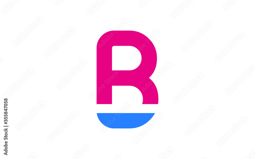 BR or RB Letter Initial Logo Design, Vector Template BR or RB Letter Initial Logo Design, Vector Template