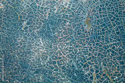Obraz na płótnie Crack color on steel plate texture,abstract w salonie