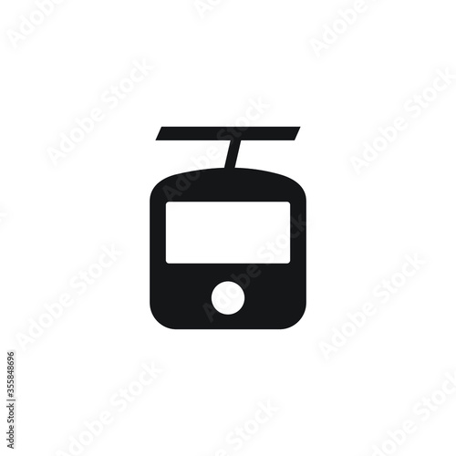 funicular icon vector